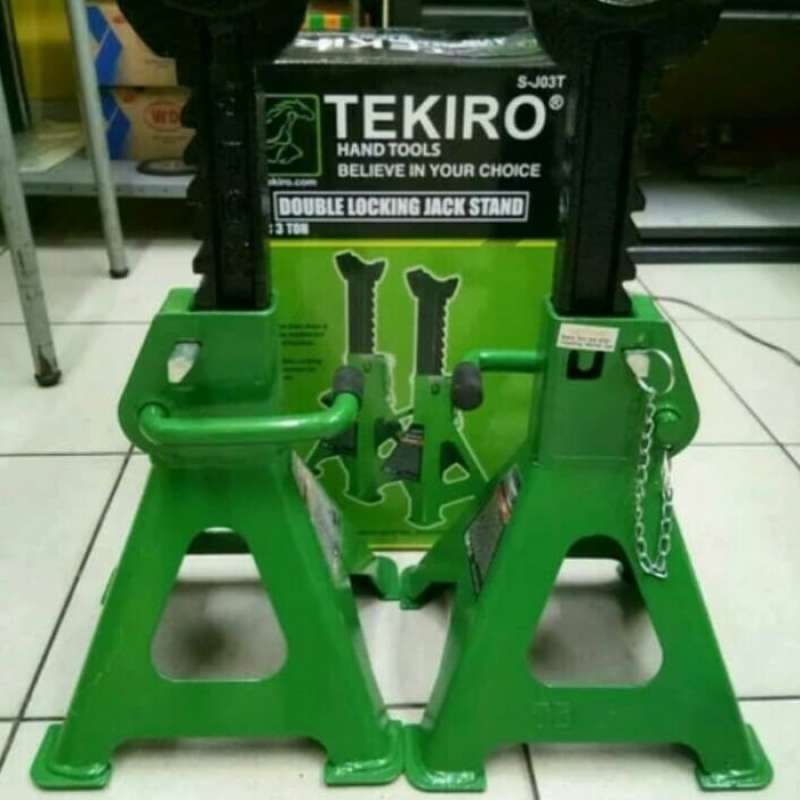 Jual Deskripsi Jack stand TEKIRO 3ton . Jack stand TEKIRO 3 ton . Jack