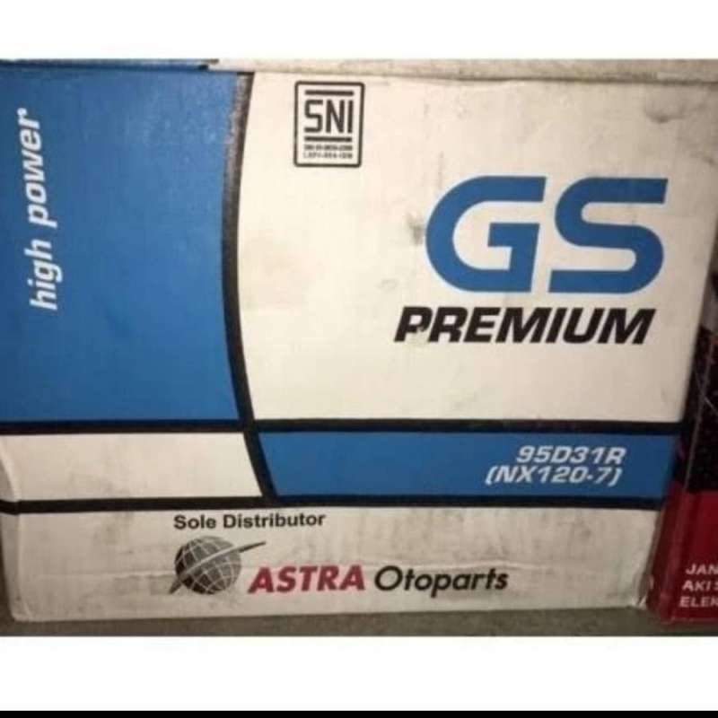 Jual Aki Basah Kijang/ GS Premium 95D31R Astra Otoparts/ 12V80Ah Aki