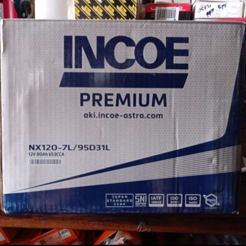 Promo Aki Pajero Sport/ Aki Hilux/ Incoe Premium 95D31L/ Nx120-7L
