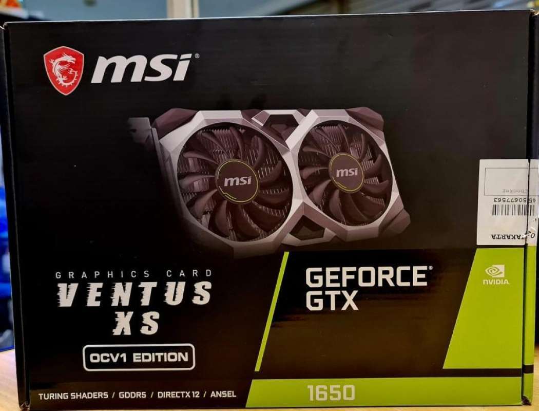 Jual MSI GTX 1650 4GB DDR5 - Ventus XS OC V1 di Seller hanskomputer ...