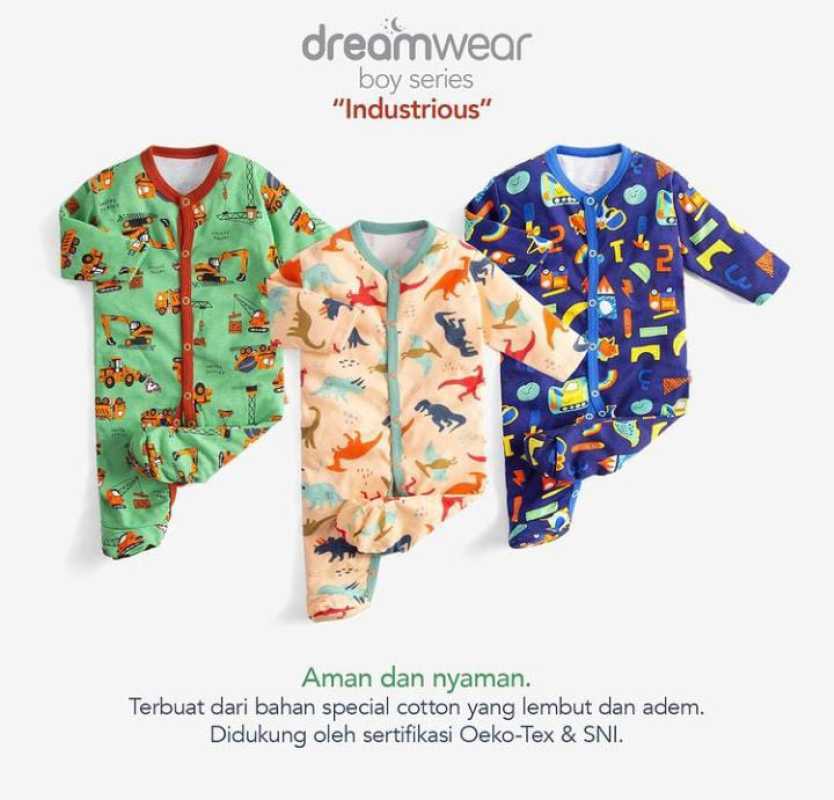 Jual Sleepsuit Sleepwear Dreamwear Velvet Junior Industrious Tutup Kaki