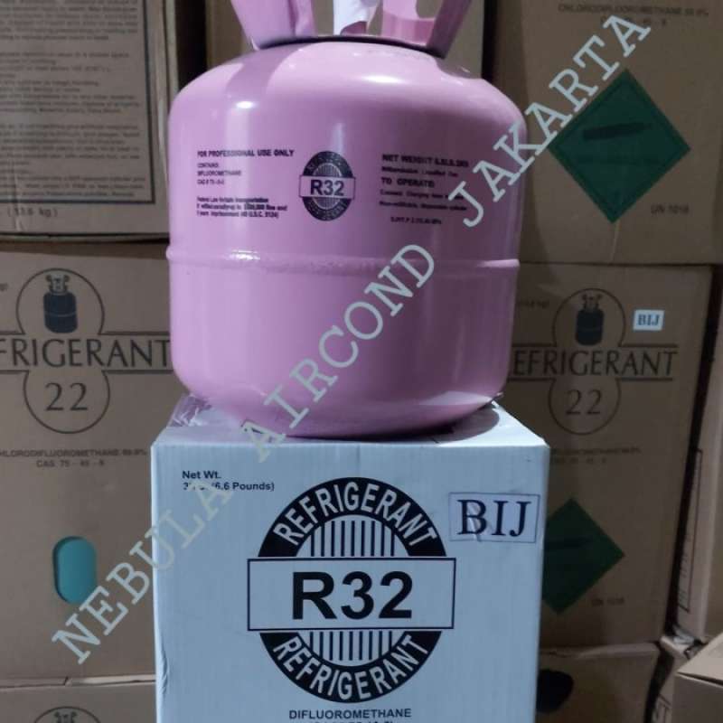 Jual FREON AC R32 / REFRIGERANT R32 AC 3 Kg TABUNG KECIL di Seller