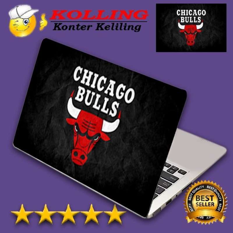 Jual Garskin Laptop Logo Art Chicago Bulls Red Skin Laptop Stiker