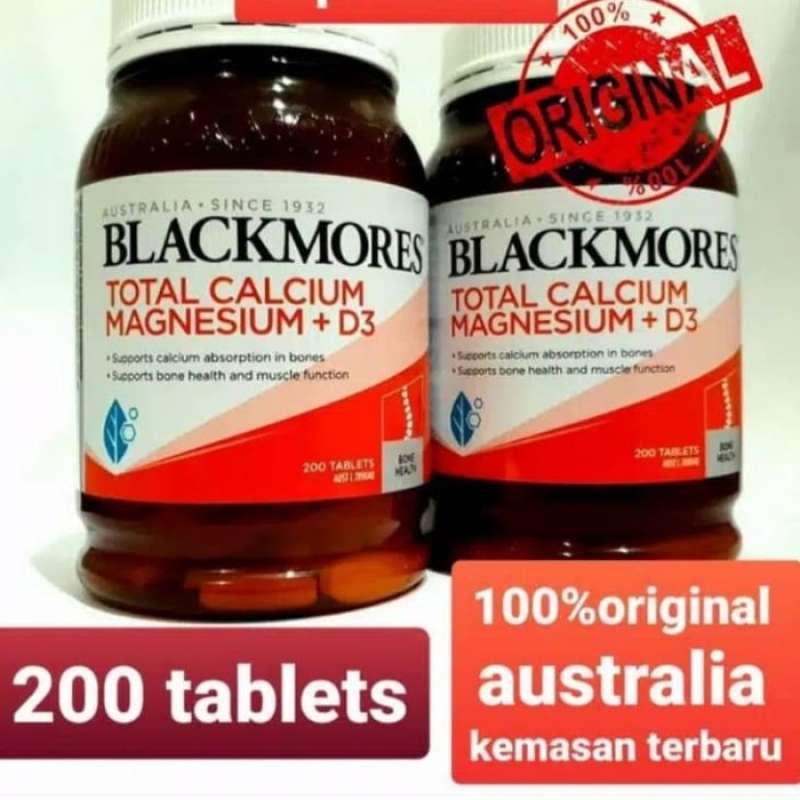 Promo Vitamin D3 Total Calcium Asli Blackmores Isi 200 Diskon 17 di