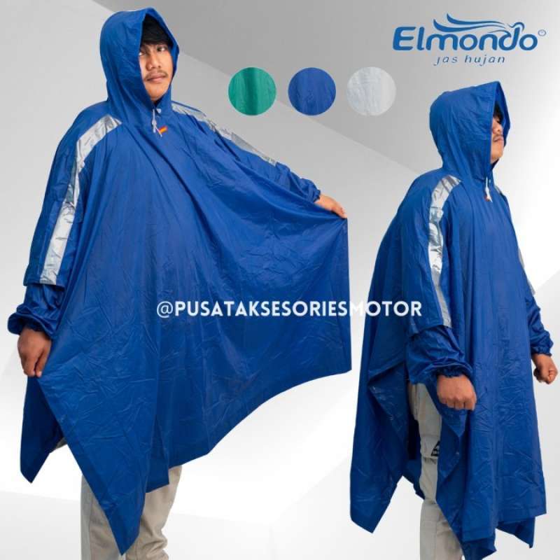 Promo Jas Ujan Elmondo Ponco Lengan Hujan Poncho Dewasa Mantrol Mantel