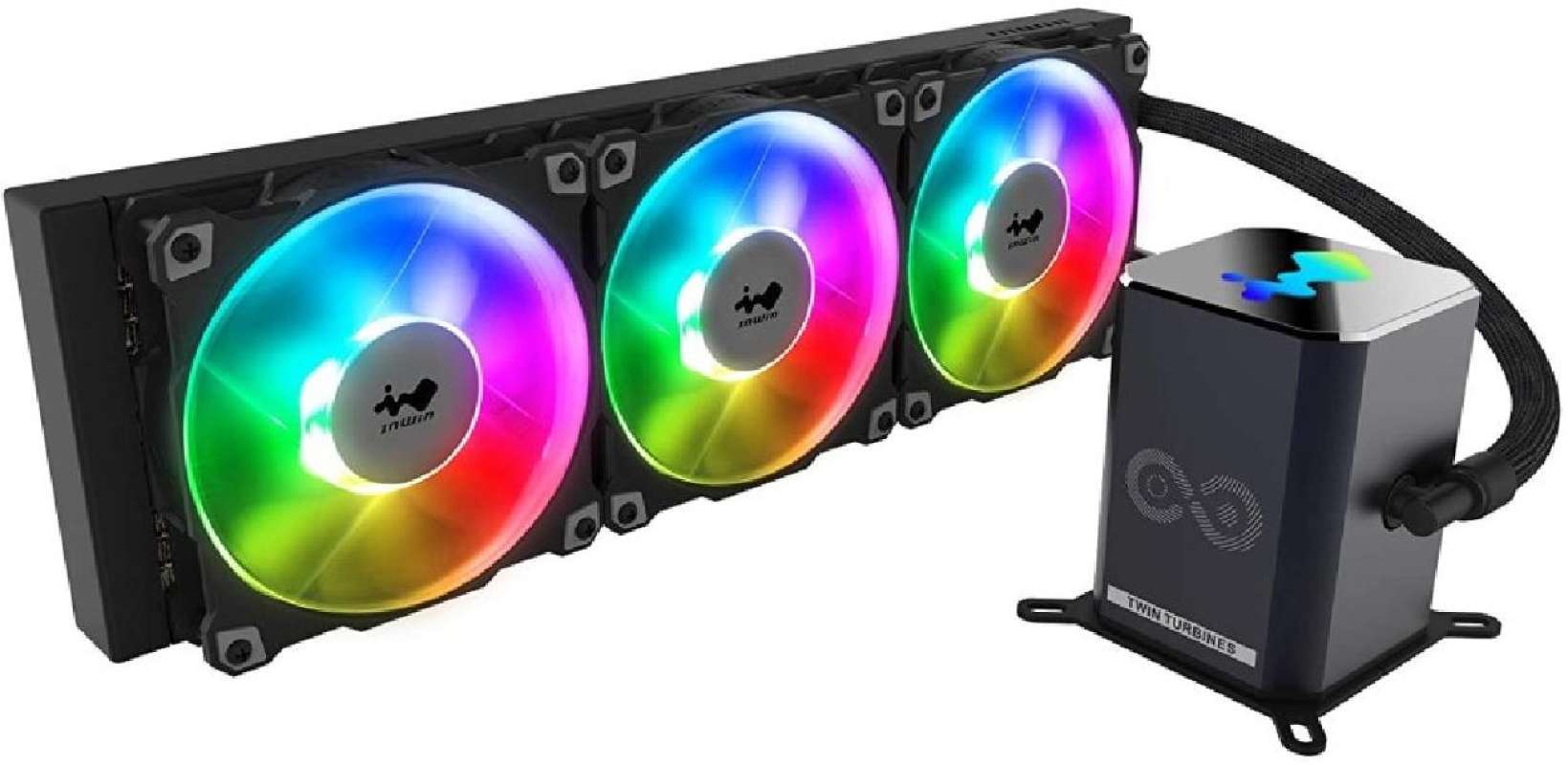 Inwin 301 Radiator Jual InWin SR36 PRO 360mm ARGB AIO Twin Turbine Liquid CPU Radiator ...