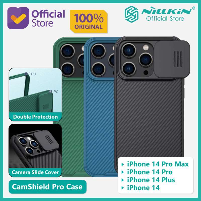 Jual Case iPhone 14 / Plus / Pro / Pro Max Nillkin CamShield Pro Camera
