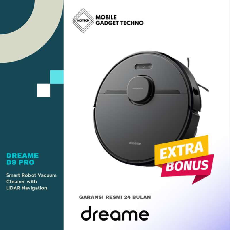 Jual Dreame D9 Pro Robot Vacuum Cleaner Mop Penghisap Debu Pel Lantai