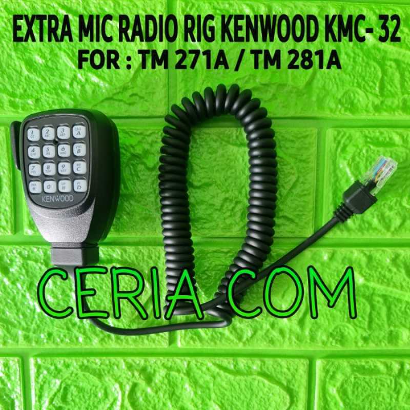 Promo Bulan ini aja kak! EXTRA MIC RADIO RIG KENWOOD TM 281 TM 271A TM