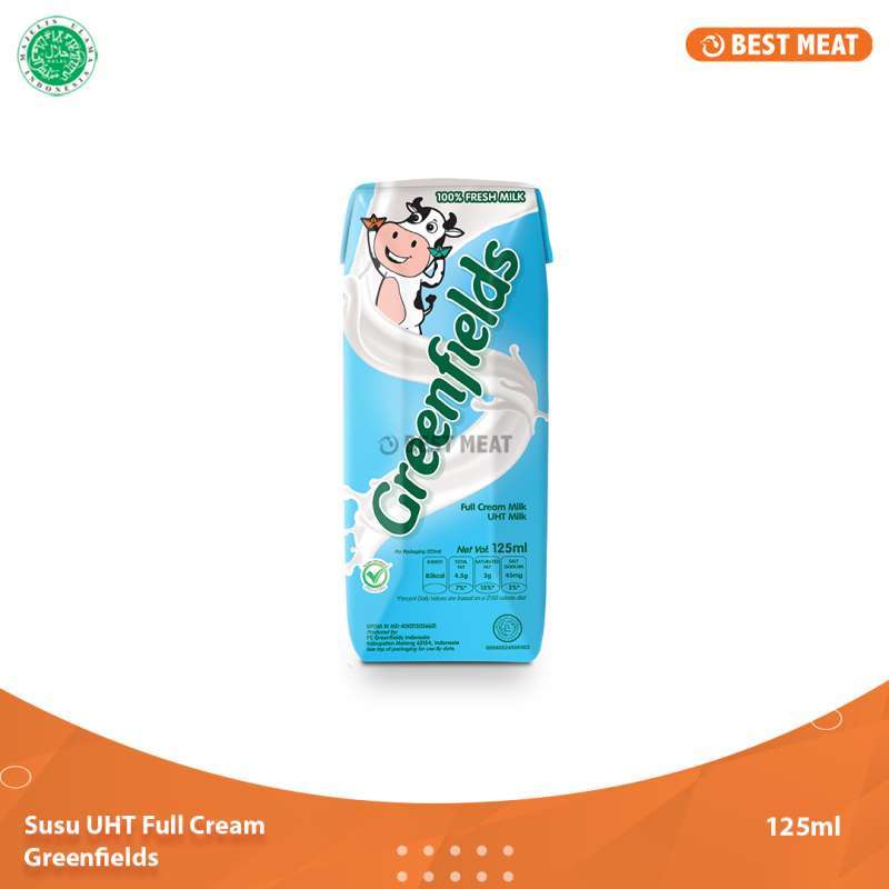 Jual Greenfields Susu UHT Full Cream 125 ml di Seller Best Meat Utan