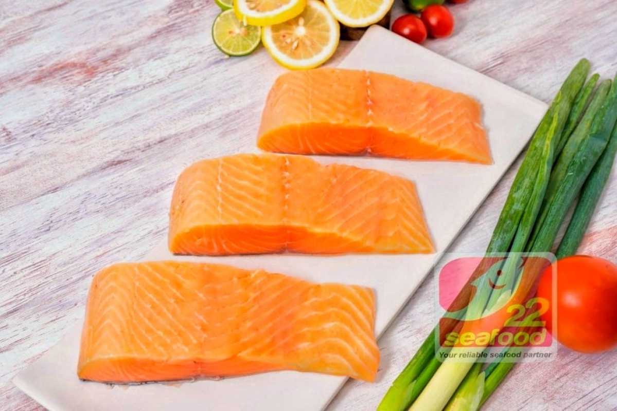 Jual Salmon Fillet 200gr 22 Seafood di Seller 22 Seafood Bandung