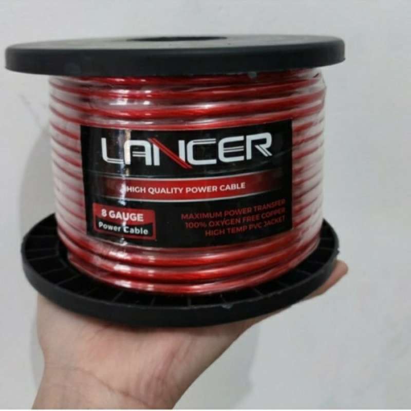 Promo Kabel Aki 8 Awg Lancer / Kabel Aki Mobil 8 Awg Lancer Per Roll