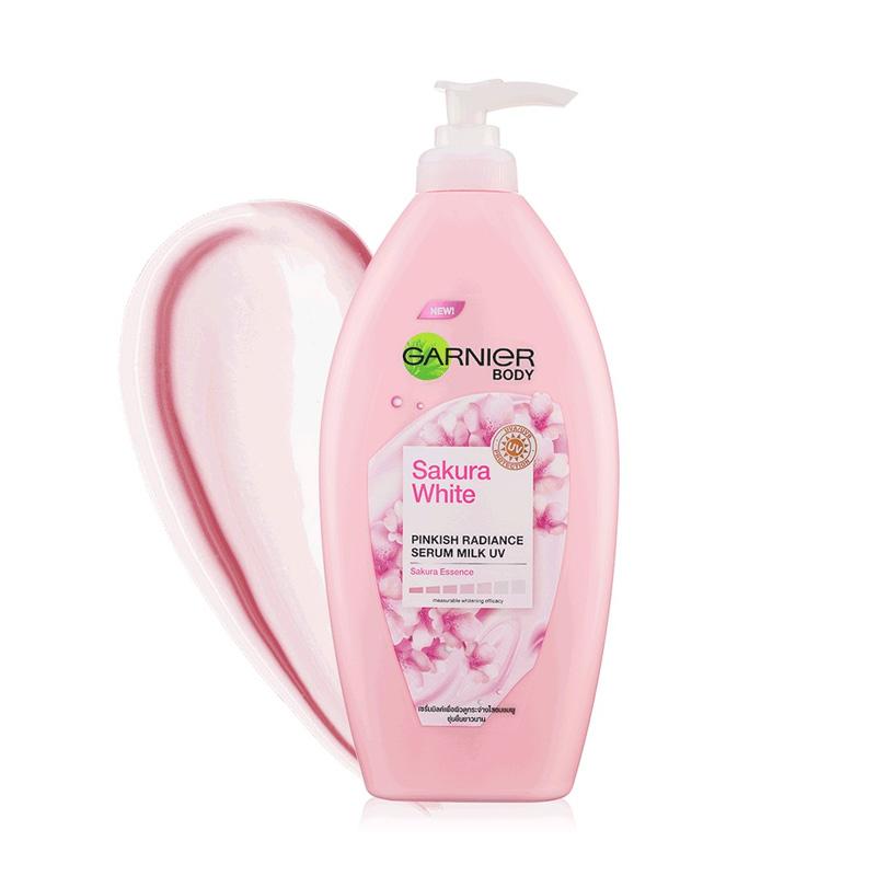 Jual Garnier Sakura White Body Lotion [400 mL] di Seller Halo Mart
