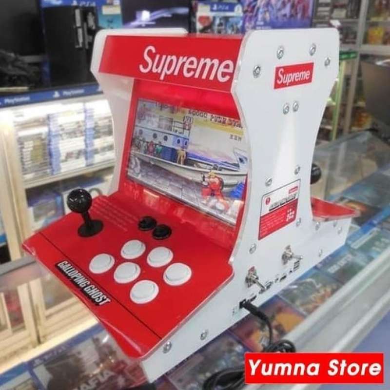 Jual Supreme Arcade Game Bartop / Dingdong Dual Layer Red di Seller