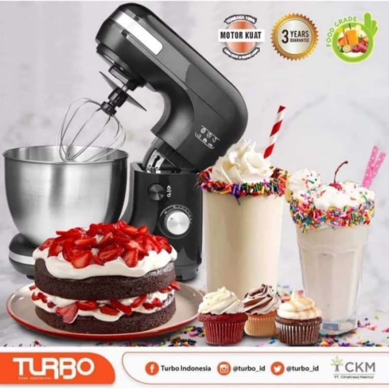Promo Mixer Grande Turbo EHM9595 Mangkuk Stainless 5 Liter ORIGINAL