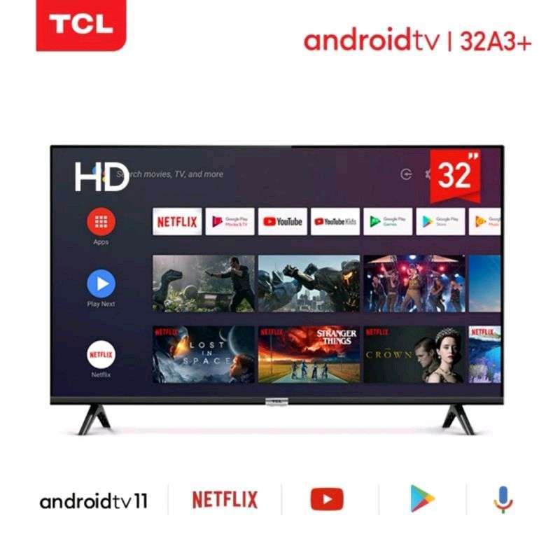 Jual Android Tv TCL 32 INCH 32A3+ Youtube NetFLix Smart TV di Seller