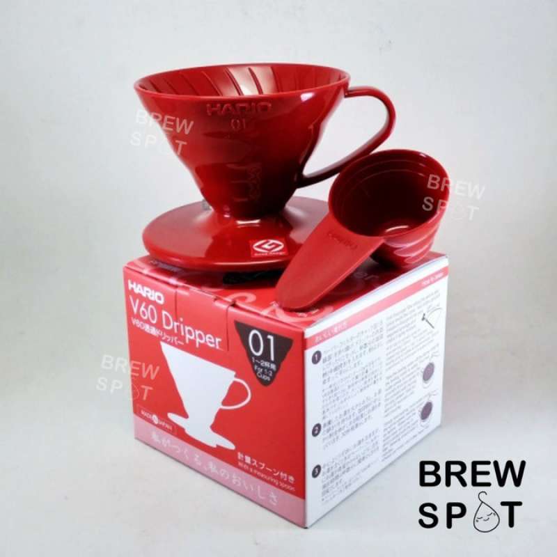 Jual HARIO V60 V01 DRIPPER JAPAN POUR OVER DRIP MANUAL BREW VD01R