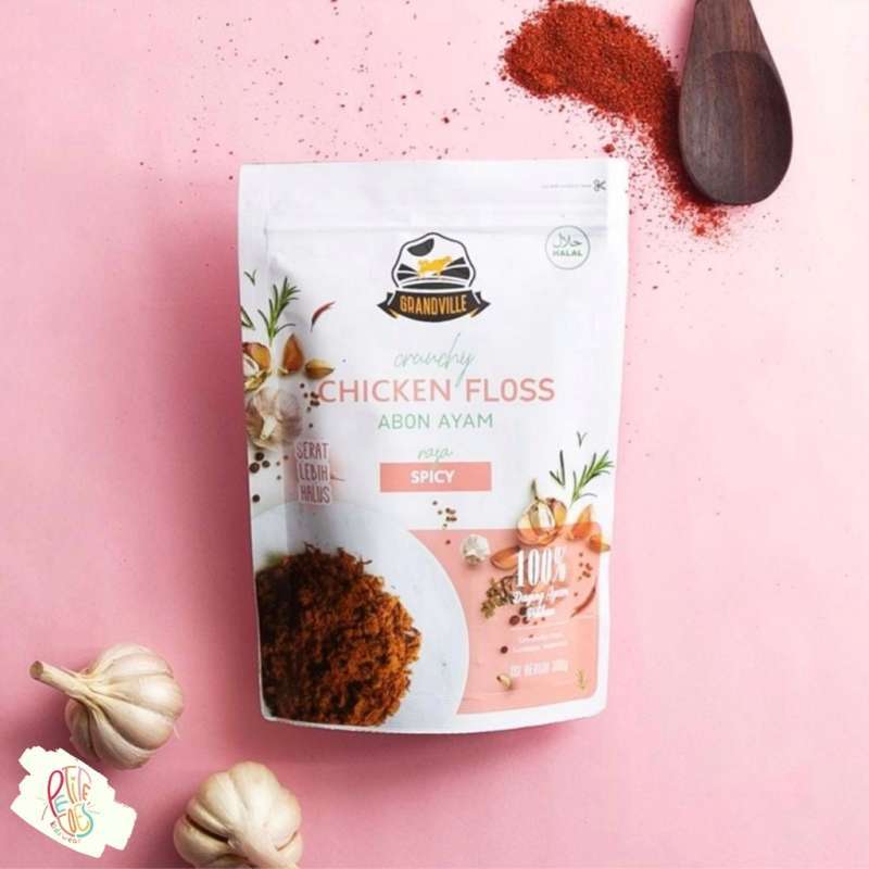 Jual Abon Grandville Sapi Ayam untuk Anak/ Grand Ville Beef Chicken