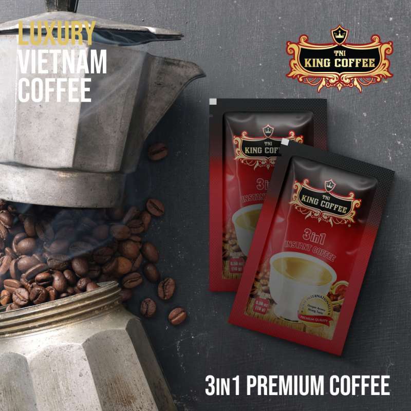 Jual Promo 1 Sachet King Coffee 3in1 Premium Kopi Vietnam Trung Nguyen