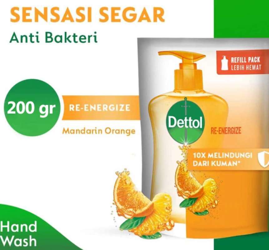 Jual Refill Dettol Original Hand Wash Anti Bacterial Sabun ...