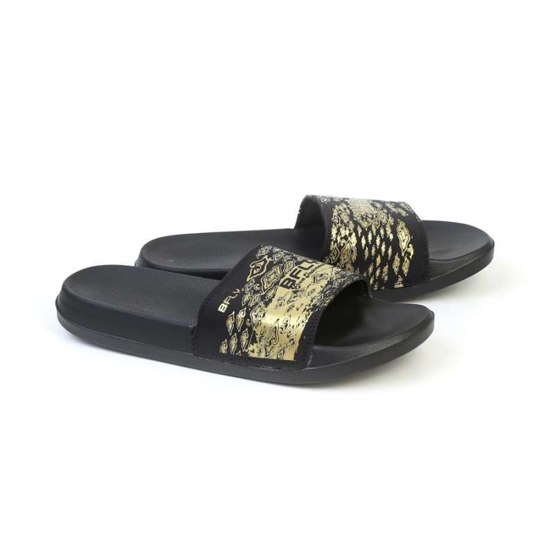 Jual BFLY Sandal Slide Casual Daily MEGA MENDUNG sandal Batik Black ...