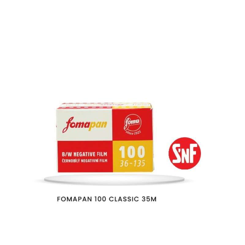 FOMA FOMAPAN 100 - 135 Set 6x Film 35 Mm/36 On Spool + 1 Cartrige