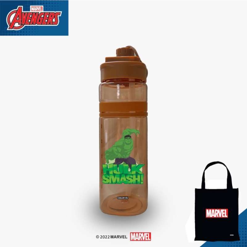 Marvel Comics Avengers Mixed Universe 16 oz. Straw Water Bottle