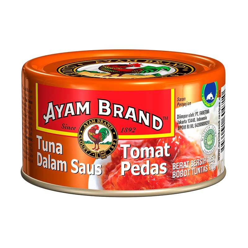 Jual Ayam Brand Tuna Tomat Pedas 160 g di Seller New Fadia Market Bongkaran, Kota Surabaya