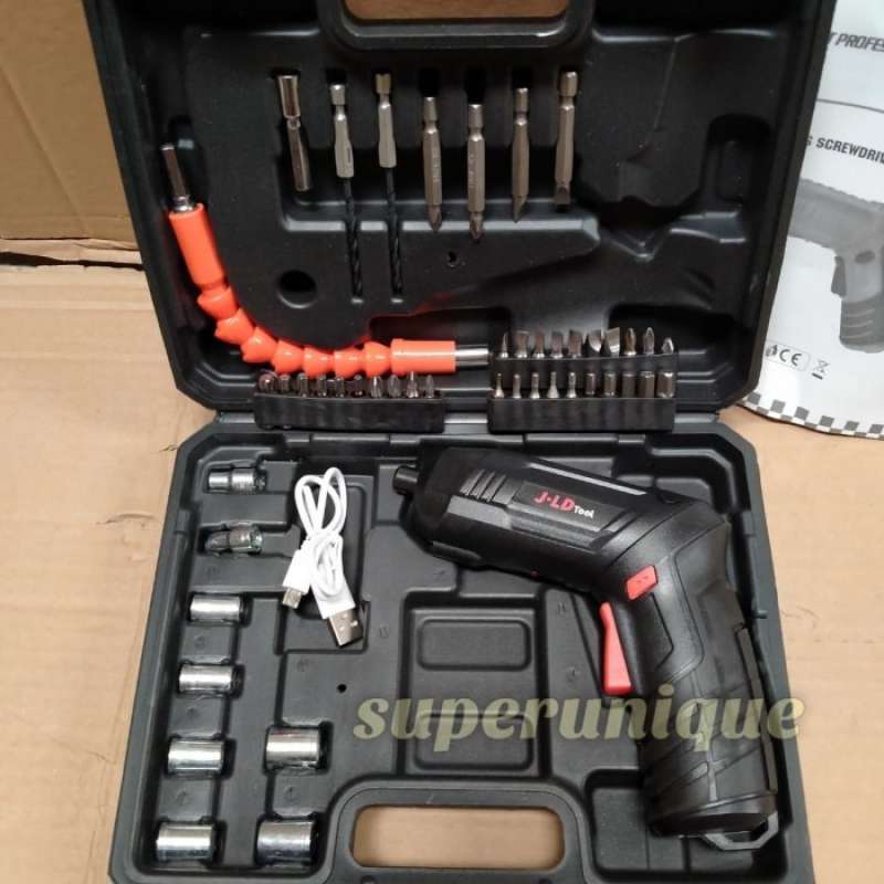 Jual Mesin Bor Listrik Cordless Bor Listrik Obeng Portable Tanpa Kabel ...