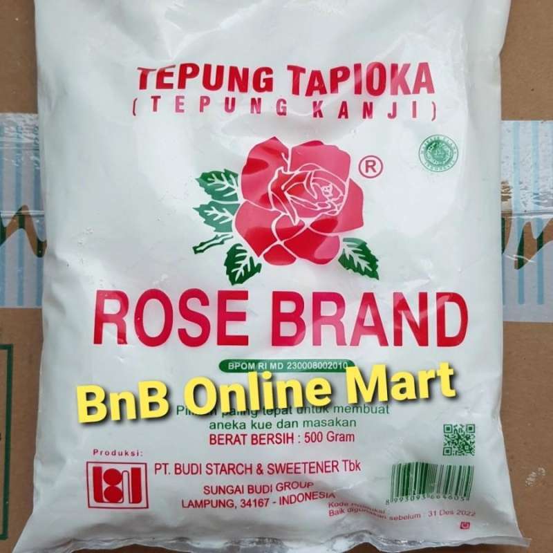 Jual Tepung Tapioka / Kanji Rose Brand 500gr di Seller BB Mart Kota