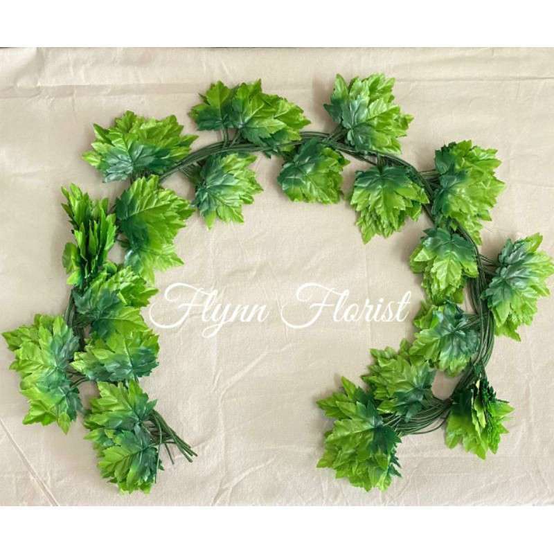 Jual Daun Rambat Maple (lusinan) Daun Artificial / Daun Dekorasi / Daun