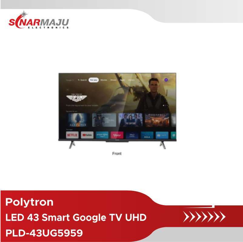 Jual Smart Google TV 43 Inch Polytron UHD PLD43UG5959 di Seller
