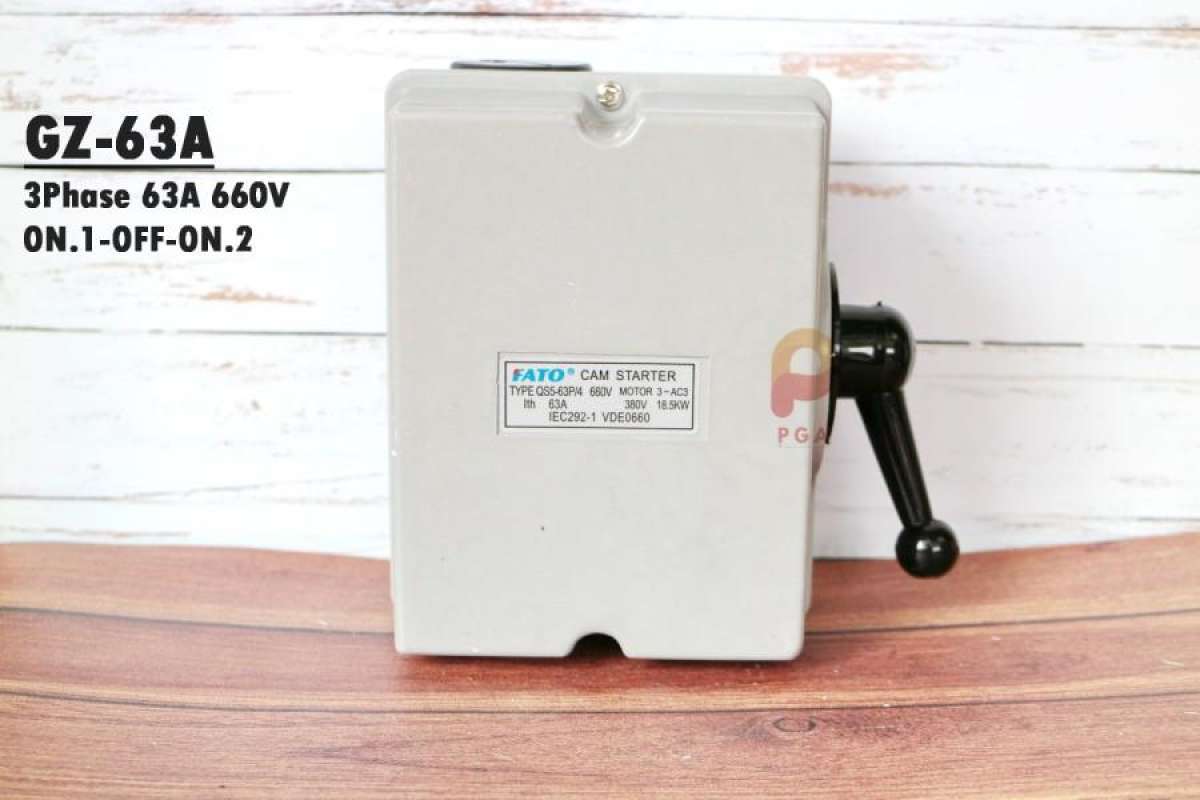 Jual GZ 63A COS CHANGE OVER SWITCH/ OHM SAKLAR 63A / 3 PHASE ON.1-OFF ...