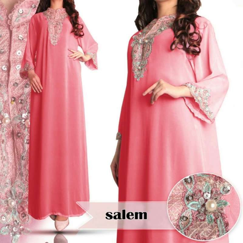 Promo Gratis Ongkir Kaftan Payet / Baju Muslim / Payet Kaftan / Payet