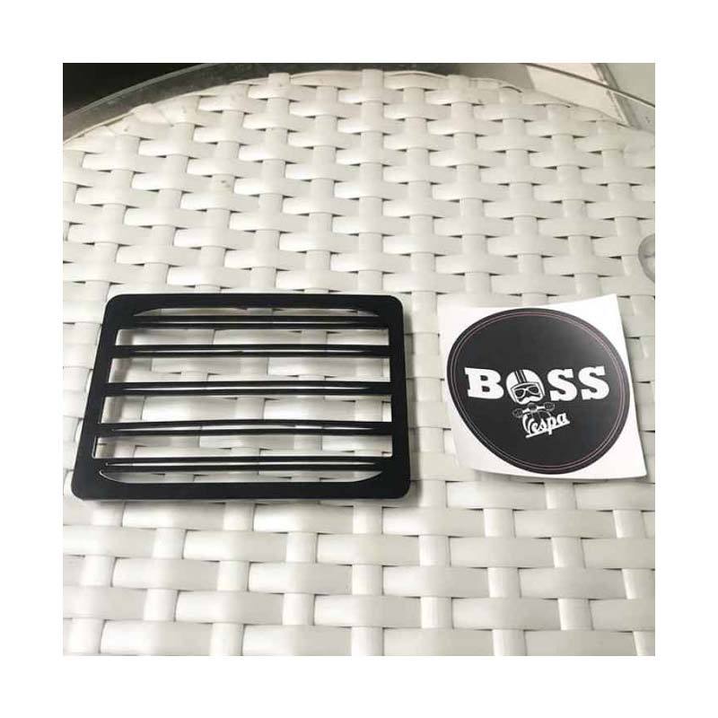 Jual Boss Vespa Grill Headlamp Horizontal 2 List for Vespa S BLACK di