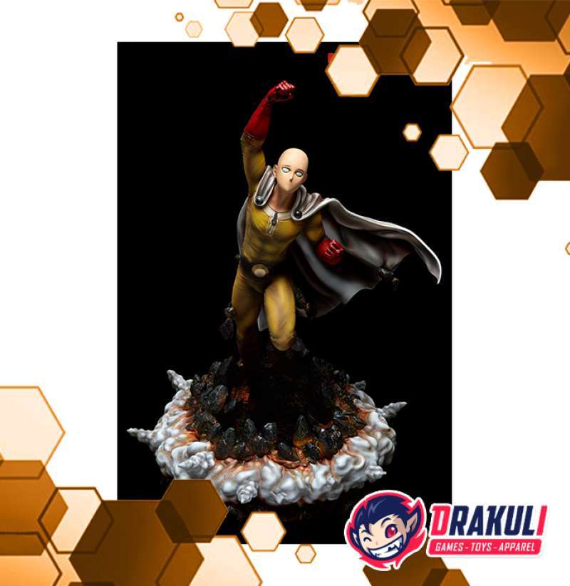 One-Punch Man Premium Masterline Series Statue 1/4 Saitama & Genos DX Bonus Version 73 cm main image 1
