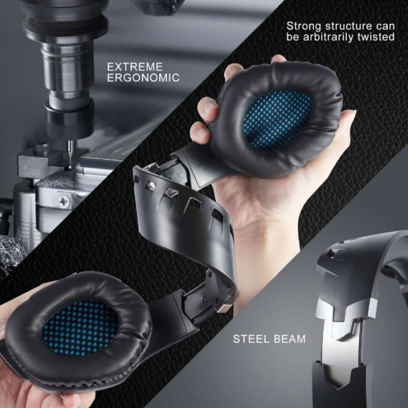 Promo Hunterspider Gaming Headset Super Bass Led With Mic Diskon 51 Di