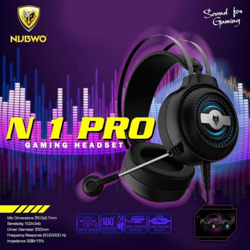 Promo Nubwo N1 Pro Gaming Headset Headphone Diskon 48 Di Seller Rooms
