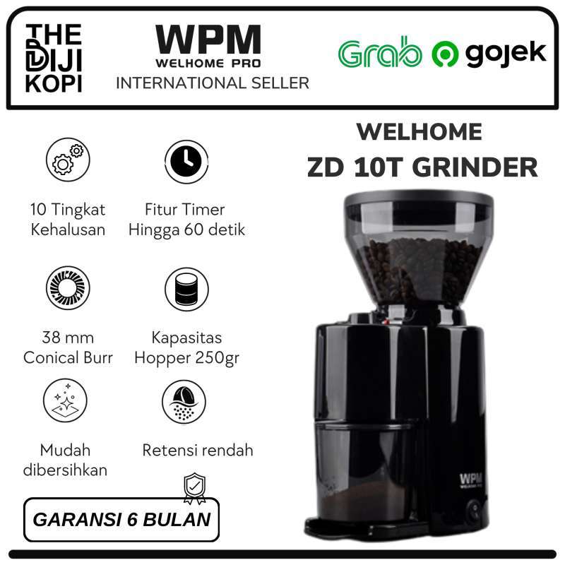 Promo Welhome GRINDER KOPI ELECTRIC PENGGILING KOPI ZD 10T COFFEE