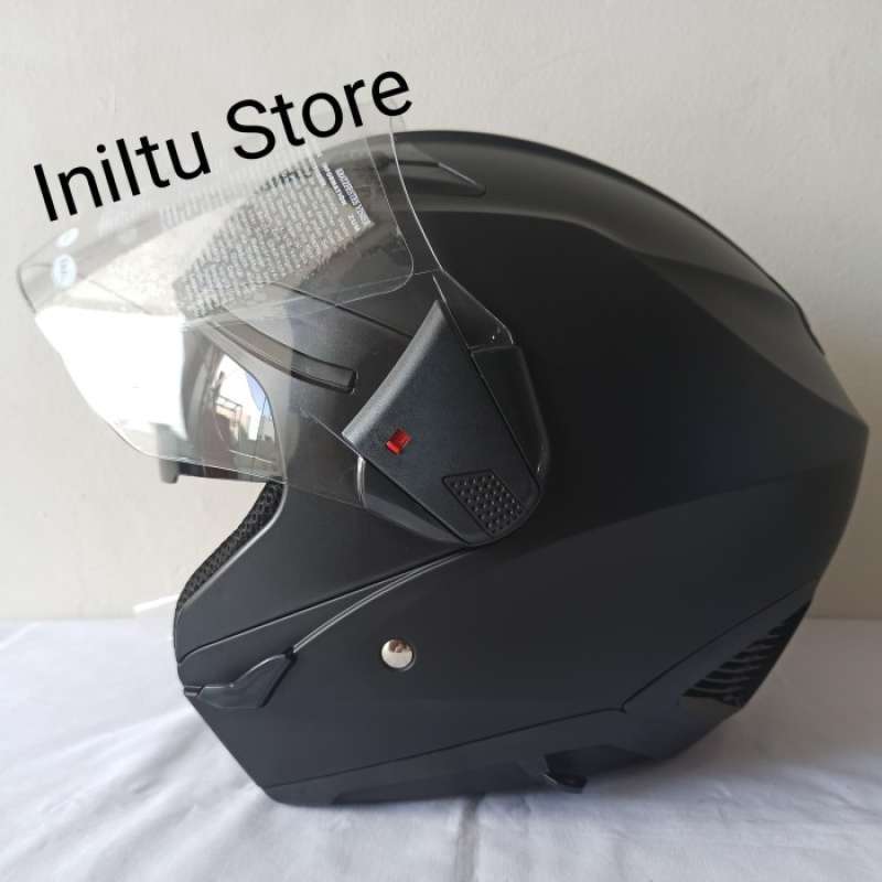 Promo Helm Zeus ZS611 Z611 Matt Black Half Face Openface Double Visor Diskon 5 di Seller Toryy