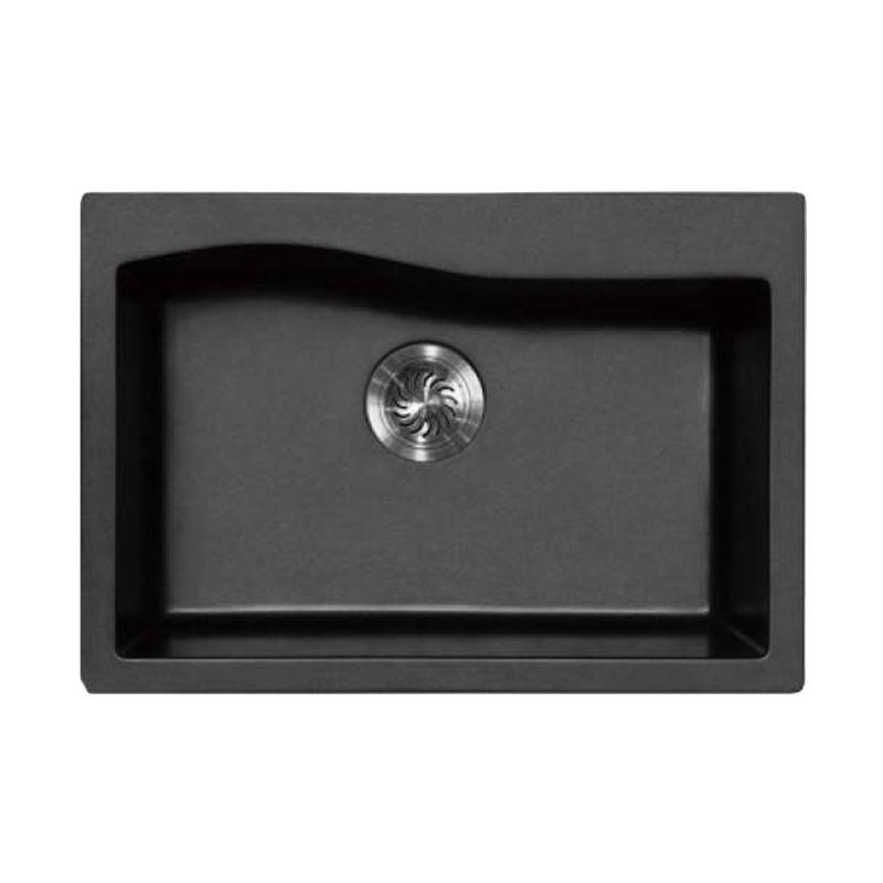 Jual AER KS108BL Granite Kitchen Sink Bak Cuci Piring BLACK di Seller Aer Sanitary Indonesia