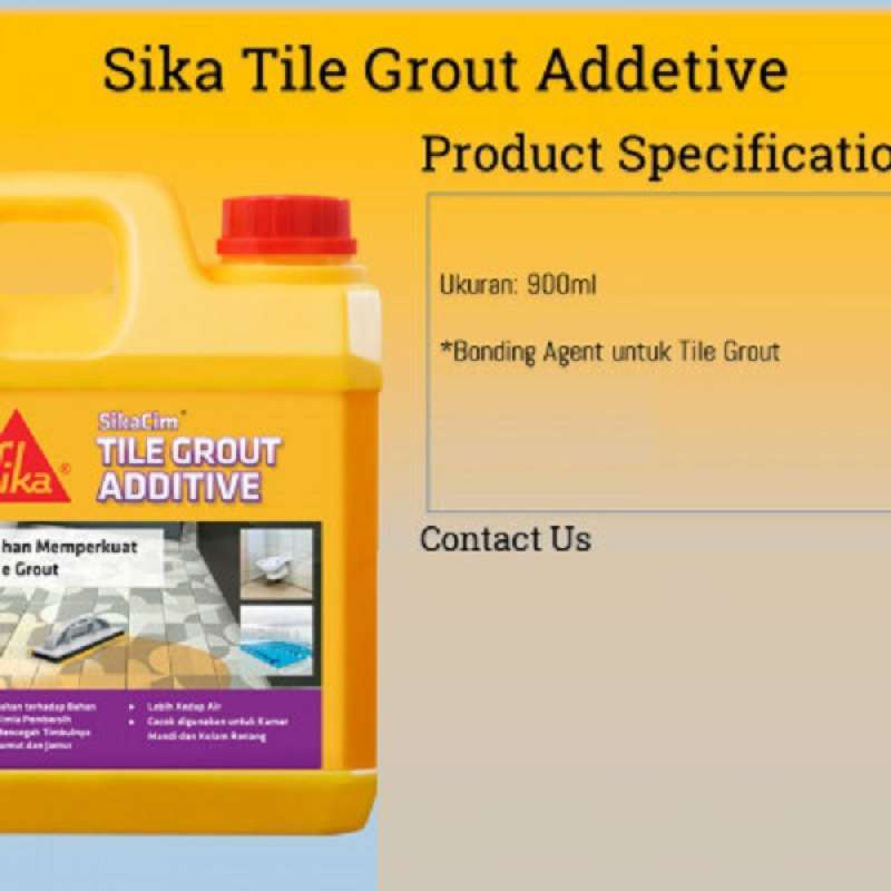 Jual SIKACIM TILE GROUT ADDITIVE di Seller Permata material & tools