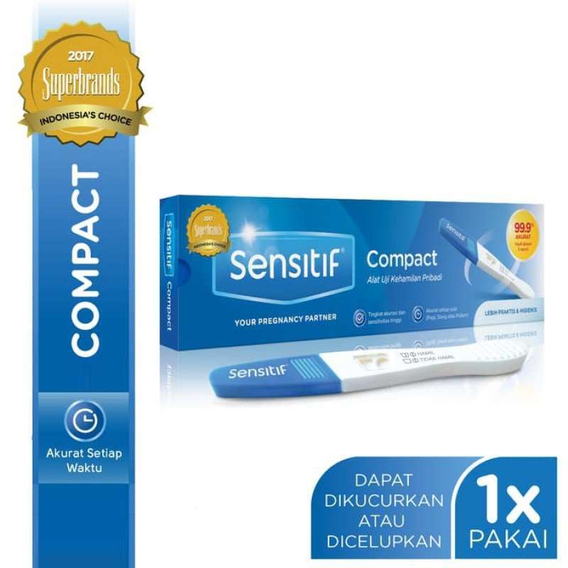 Jual Sensitif Compact Alat Test Pack Kehamilan [1 Pcs] di Seller ...