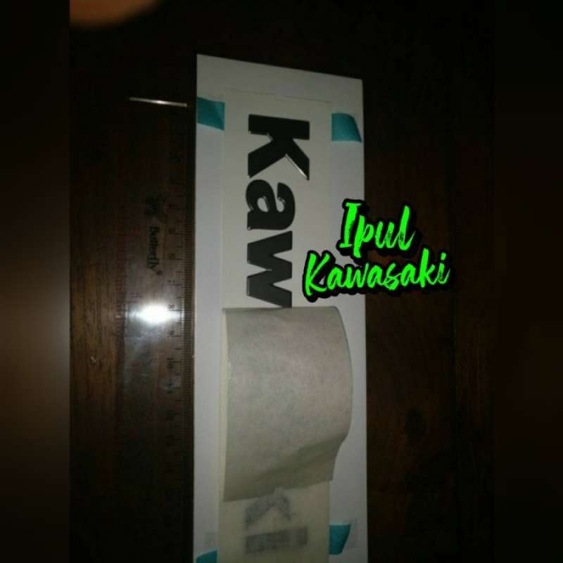 Jual stiker tangki emblem tengki kawasaki timbul ninja r original di