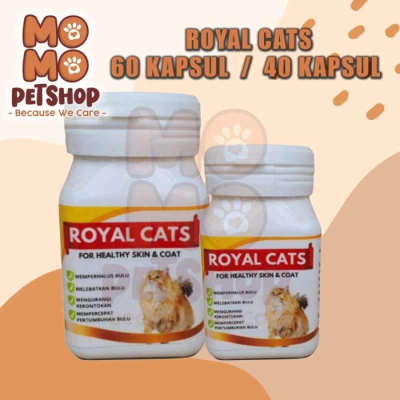 Promo Vitamin Cat Royal Cat 60 Tablet [ Vitamin Bulu Kucing ] Diskon 33