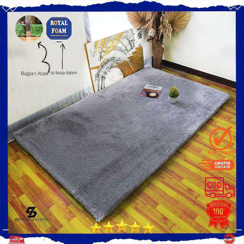 Jual Karpet bulu rasfur ukuran 180X80X2.5CM ISI BUSA. di Seller BERKAH ...