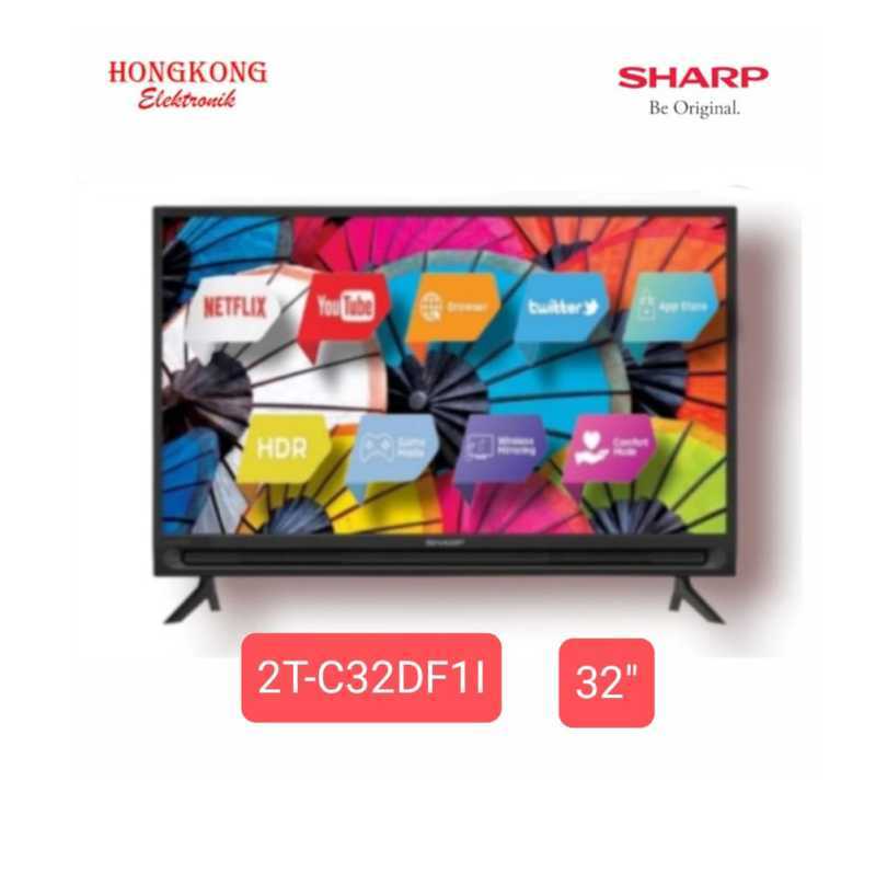 Jual SHARP 2TC32DF1I Aquos 32 Inch Smart TV di Seller Hongkong Elektronik Pekanbaru Kota