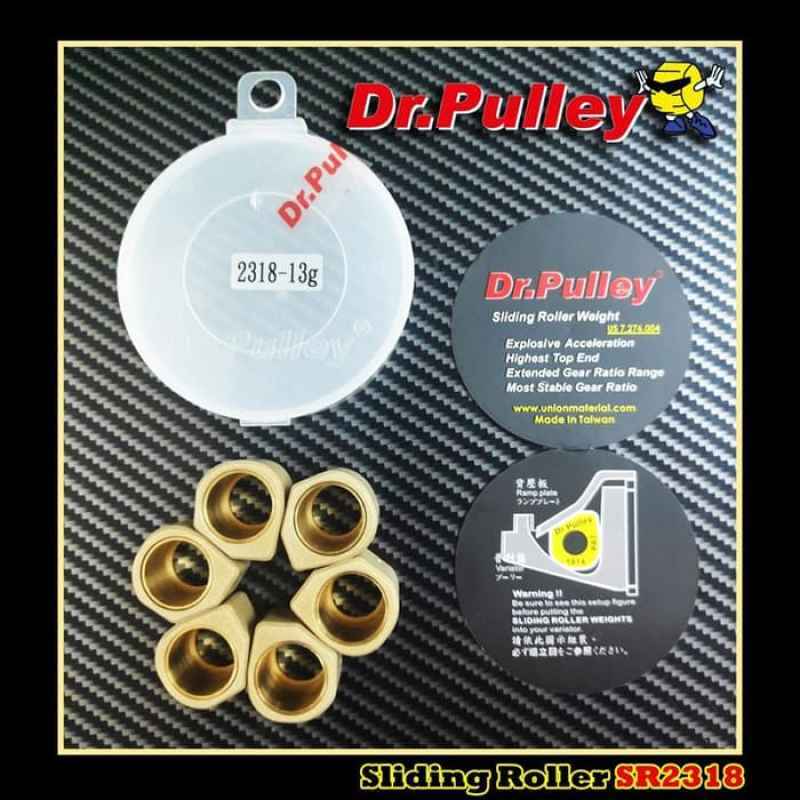 Jual Dr Pulley SR 2318 Sliding Roller Weight for Yamaha XMAX Gold [6