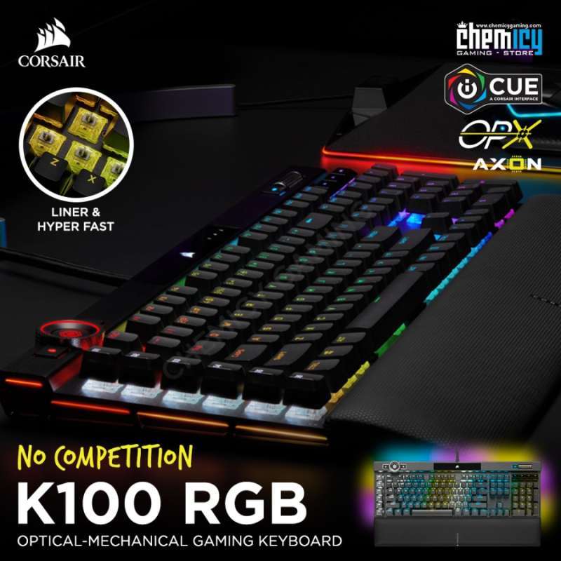Jual Corsair K100 RGB Mechanical Gaming Keyboard di Seller Chemicy