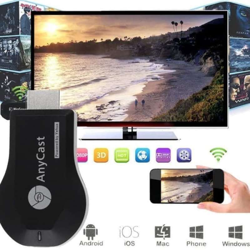 Jual Anyast Dongle M9 Plus RK3036 CORE Wireless Display
